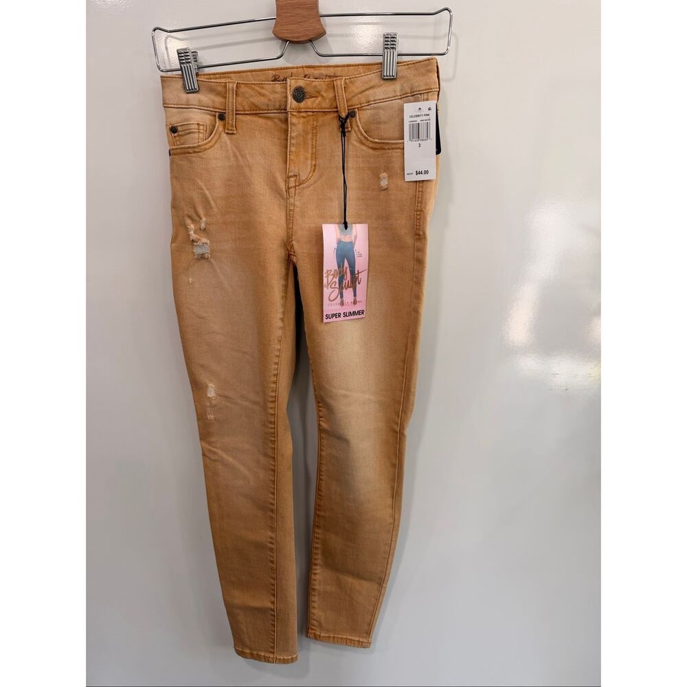 NWT Celebrity Pink Body Sculpt Mustard Skinny‎ 3